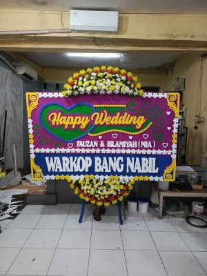 Papan Bunga di Ngabab Pujon